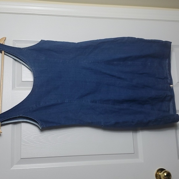 Venus Denim Overall Dress Full Zip  Front Size Small - Picture 5 of 11